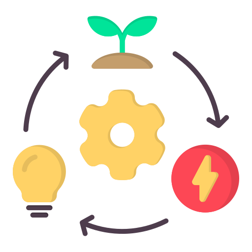 energía renovable icono gratis