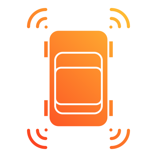 coche autónomo icono gratis