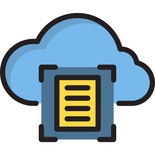 computación en la nube icono gratis
