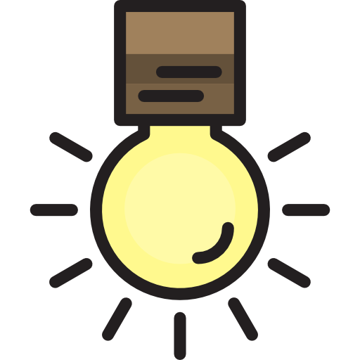 Lamp free icon