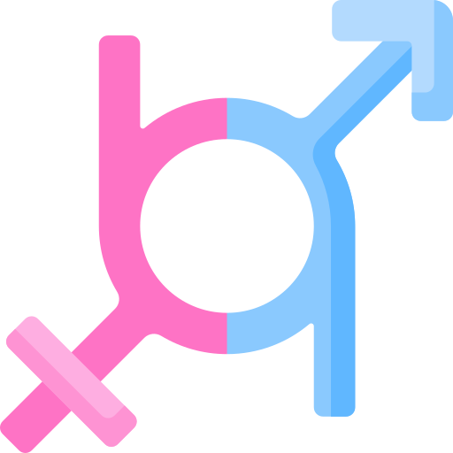 género fluido icono gratis