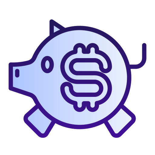 Piggy bank free icon