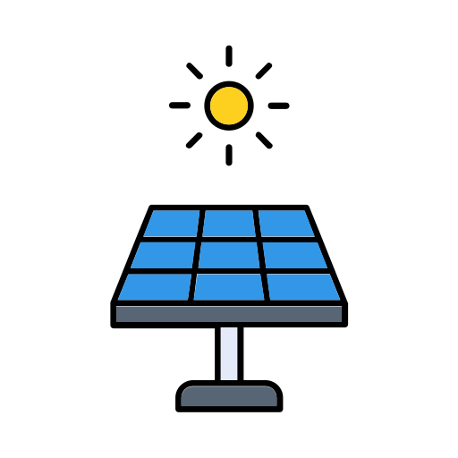 panel solar icono gratis