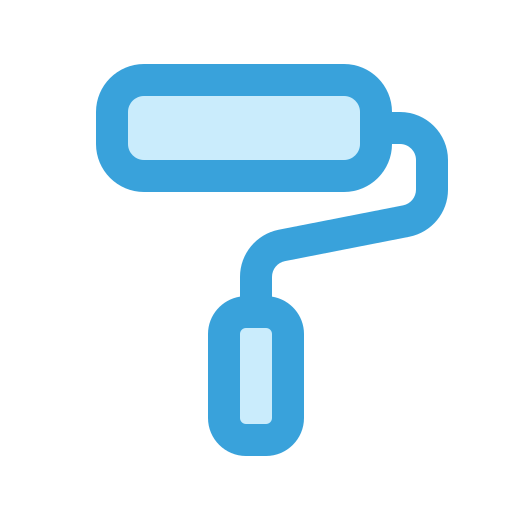 cepillo de rodillo icono gratis