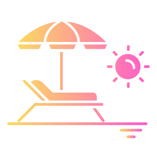Beach chair free icon