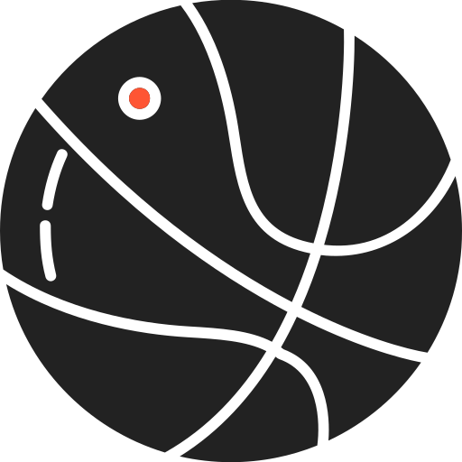 pelota de baloncesto icono gratis