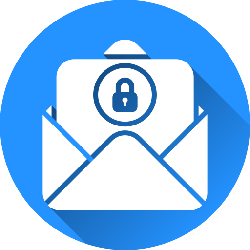 e-mail confidencial grátis ícone