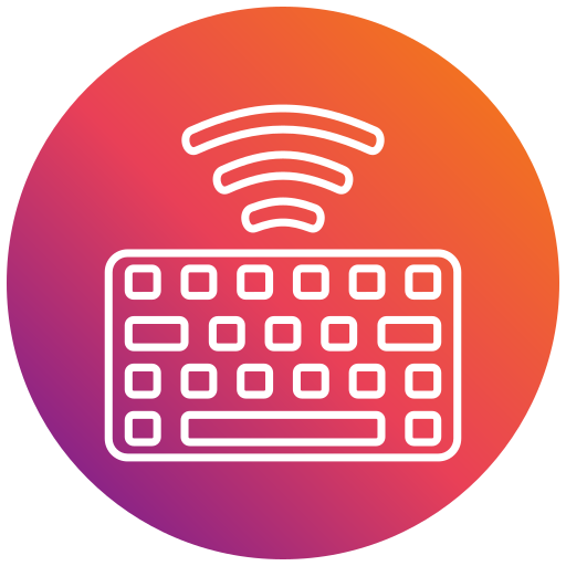 teclado inalambrico icono gratis