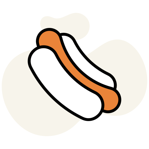 핫도그 무료 아이콘