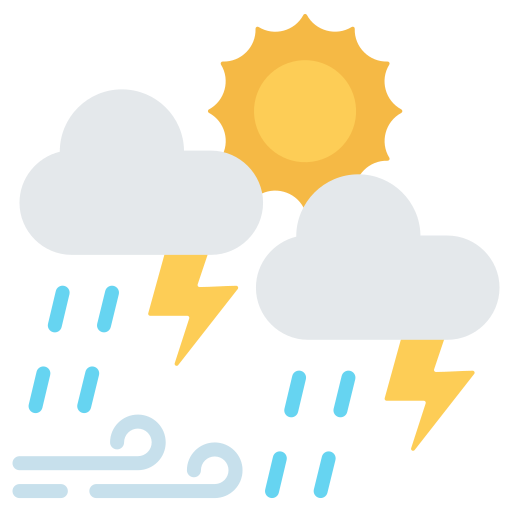 lluvia pesada icono gratis