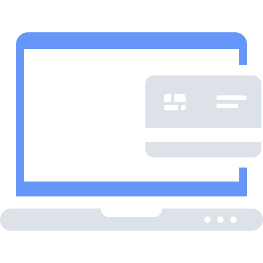 pagos en línea icono gratis
