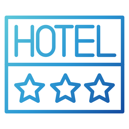 muestra del hotel icono gratis