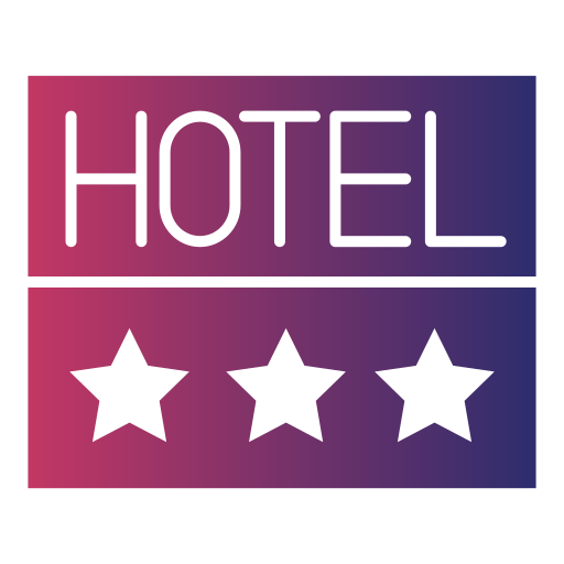 muestra del hotel icono gratis