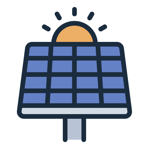 panel solar icono gratis