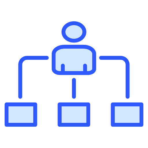 estructura de organización icono gratis