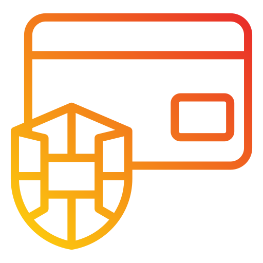 seguridad de la tarjeta icono gratis
