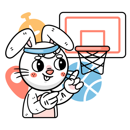 Basketball free sticker Basketball free sticker