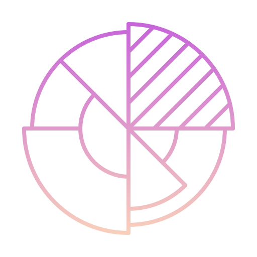 gráfico circular icono gratis