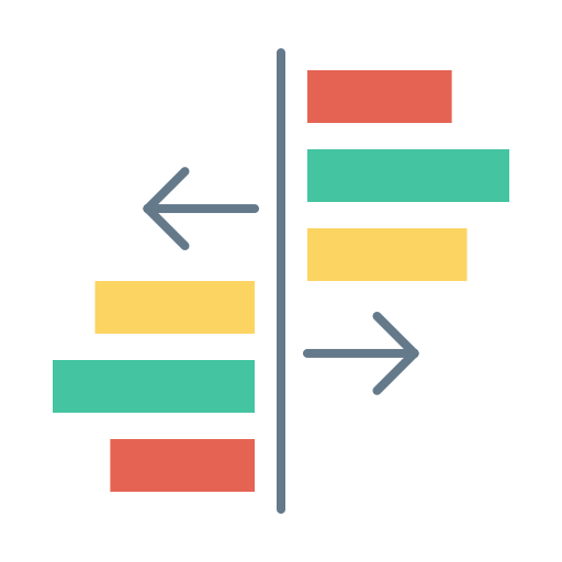 gráfico de barras icono gratis