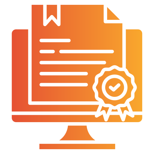 certificado icono gratis