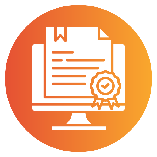 certificado icono gratis