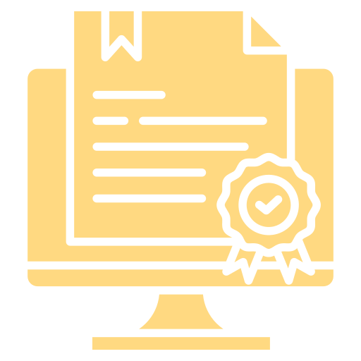 certificado grátis ícone certificado grátis ícone