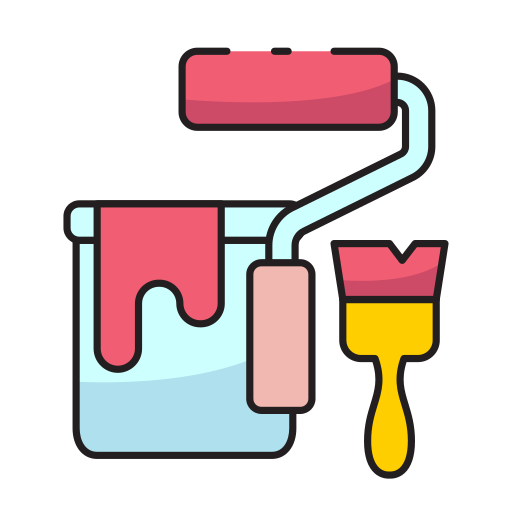 outils de peinture Icône gratuit