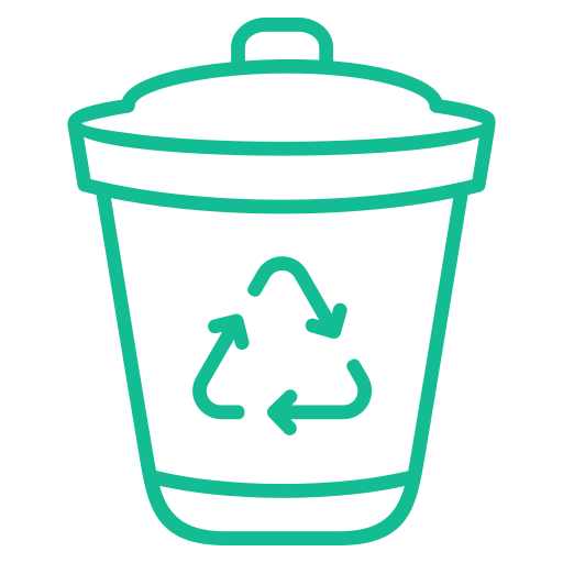 papelera de reciclaje icono gratis