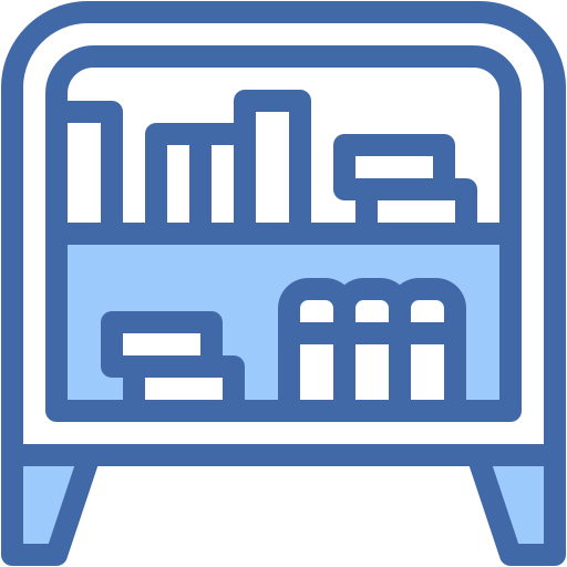 estante para libros icono gratis