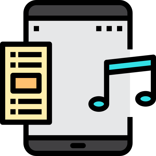 música y multimedia icono gratis
