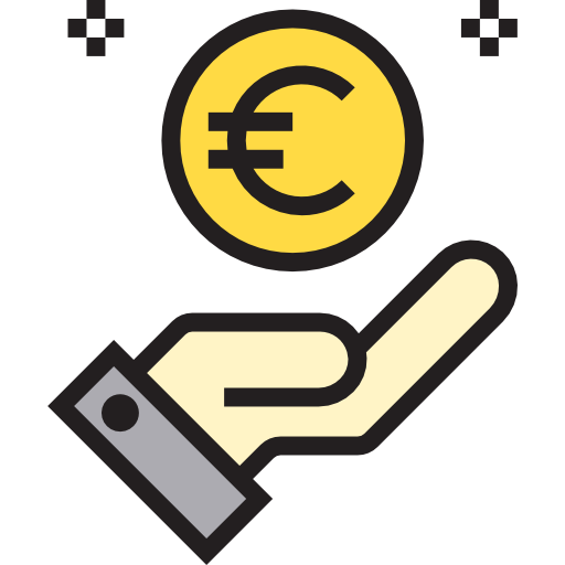 euro icono gratis