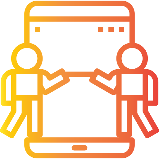 medios de comunicación social icono gratis