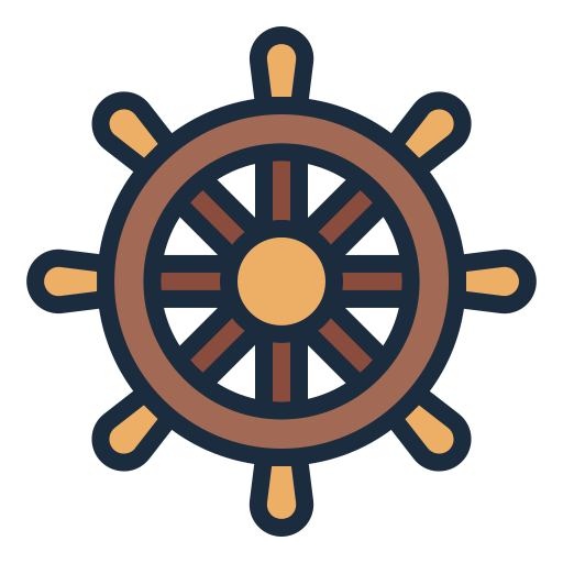 timón icono gratis