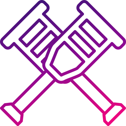 muletas grátis ícone