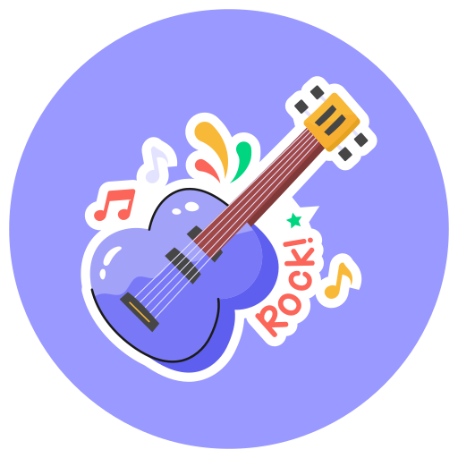guitare gratuit sticker