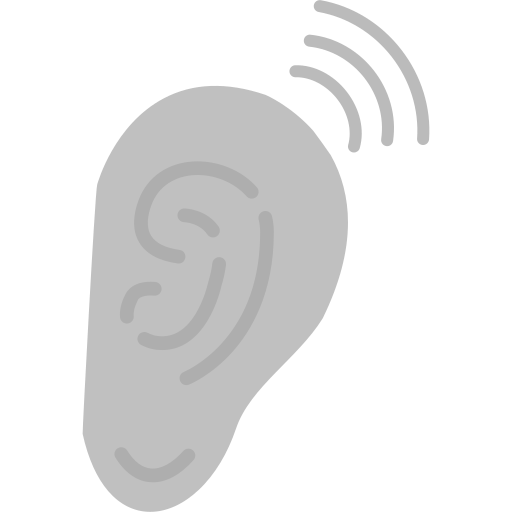 oreja icono gratis