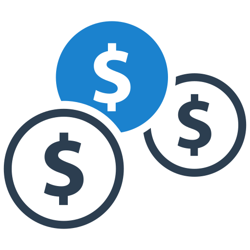 monedas icono gratis