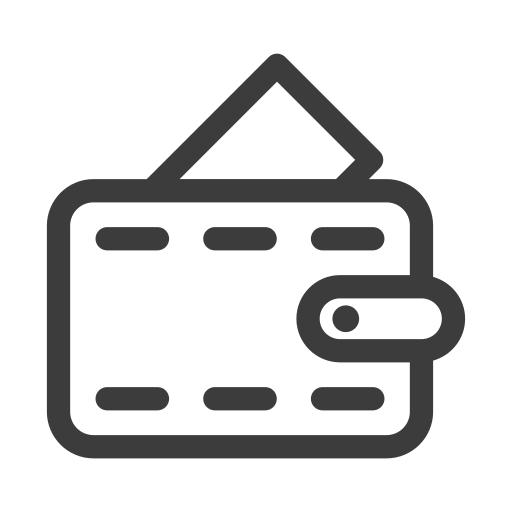 billetera icono gratis