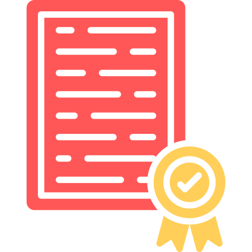 certificado icono gratis