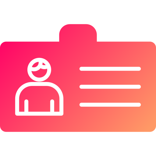 tarjeta de identificación icono gratis
