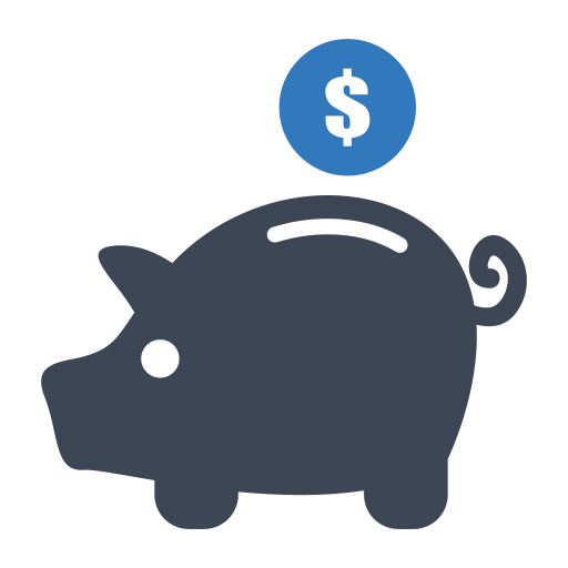 ahorros icono gratis