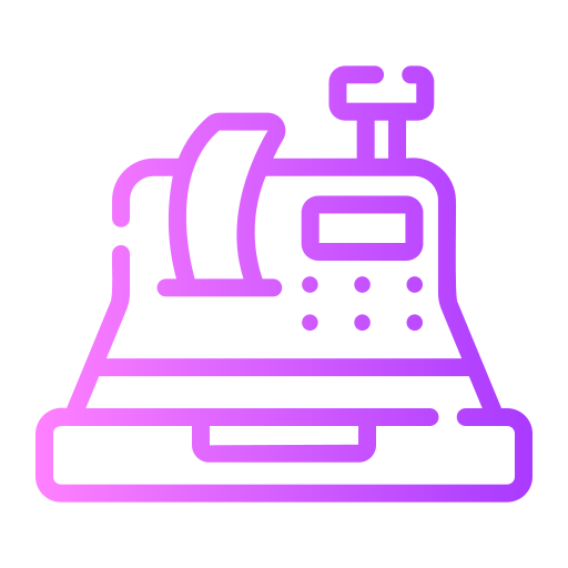 caja registradora icono gratis