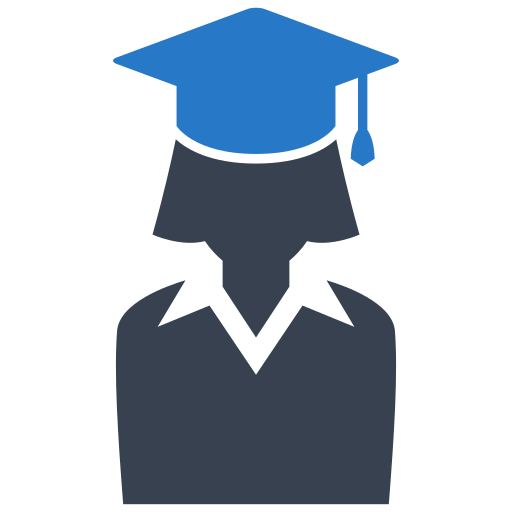 graduación icono gratis