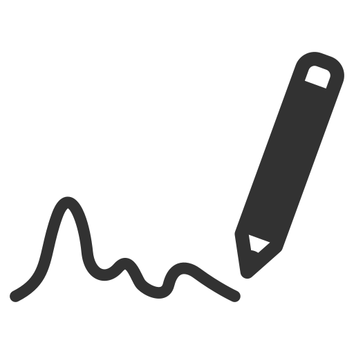 Signature free icon Signature free icon