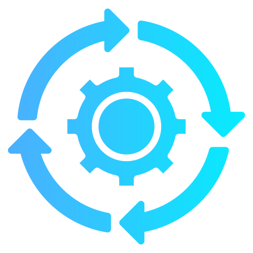 Process Generic gradient fill icon