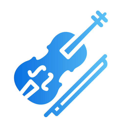 violín icono gratis