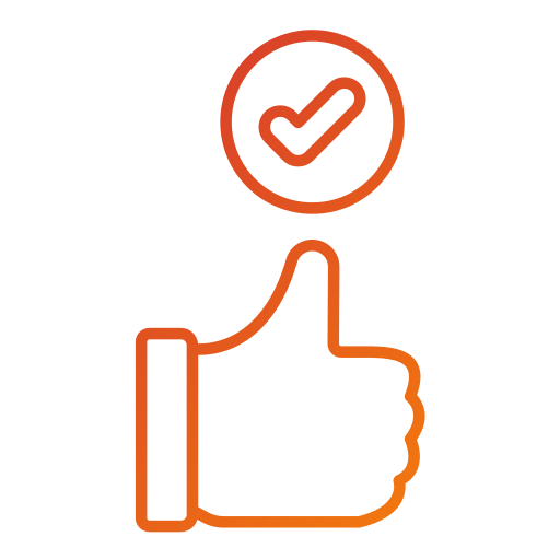 pulgares hacia arriba icono gratis