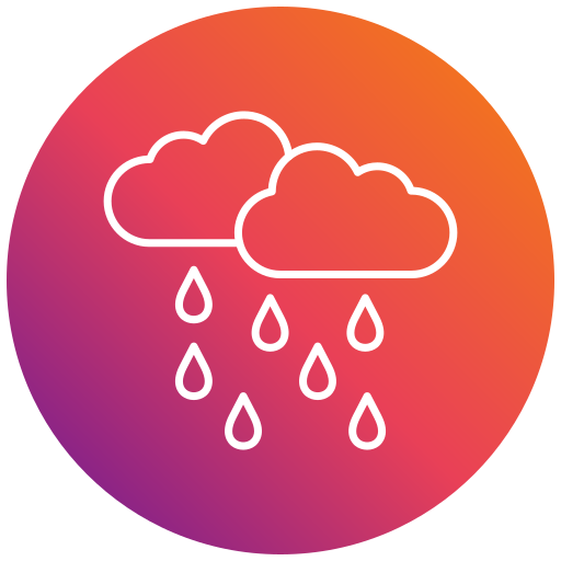 lluvia pesada icono gratis