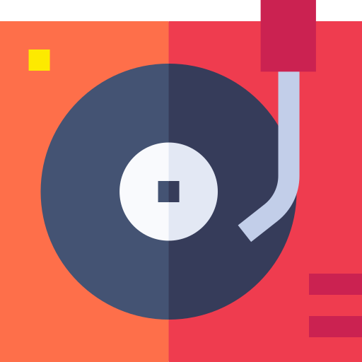 Turntable free icon