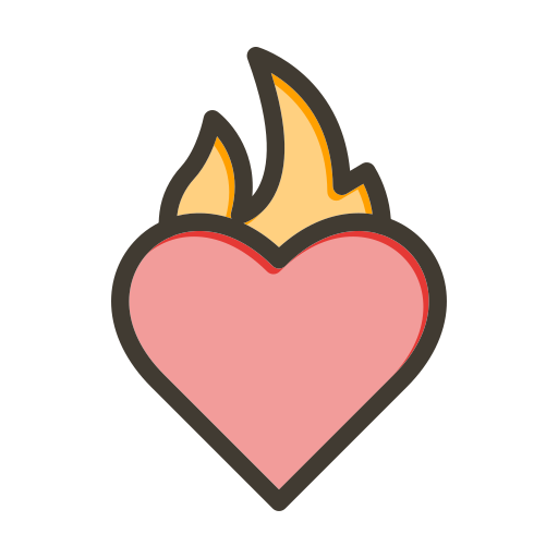 pasión icono gratis